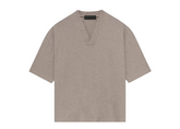 Fear of God Essentials V-Neck T-Shirt - Core Heather (FW23)